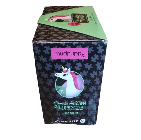 Unicorns Glow-in-the-dark Puzzle : 100 Pieces, Game by Mudpuppy - Picture 2 of 4